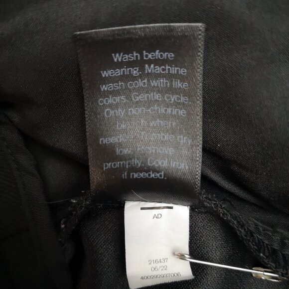 Simply Vera Vera Wang Ladies Size 12 Black Straight Leg Dress Pants - Picture 5 of 11